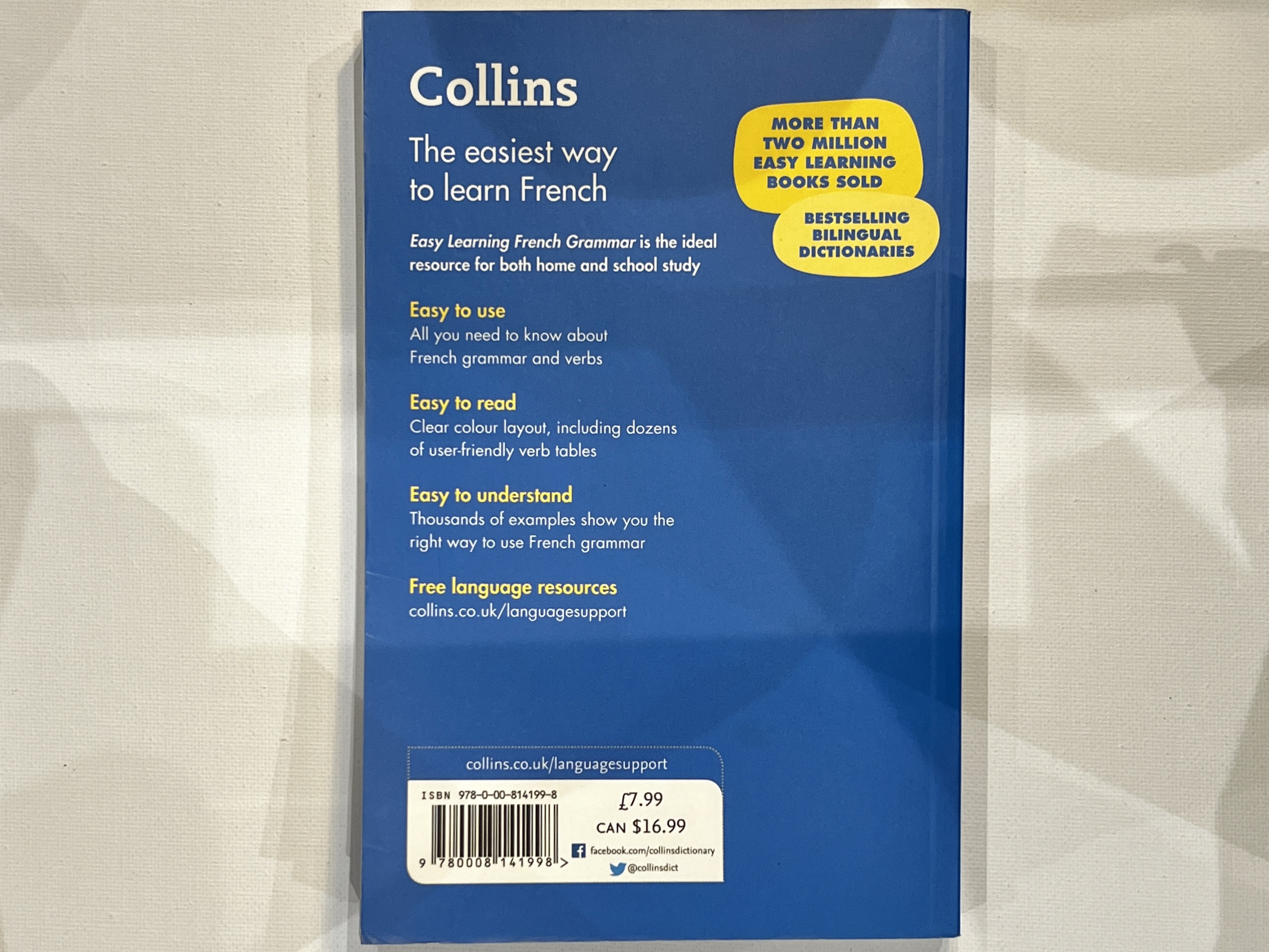 Easy Learning: French Grammar back cover