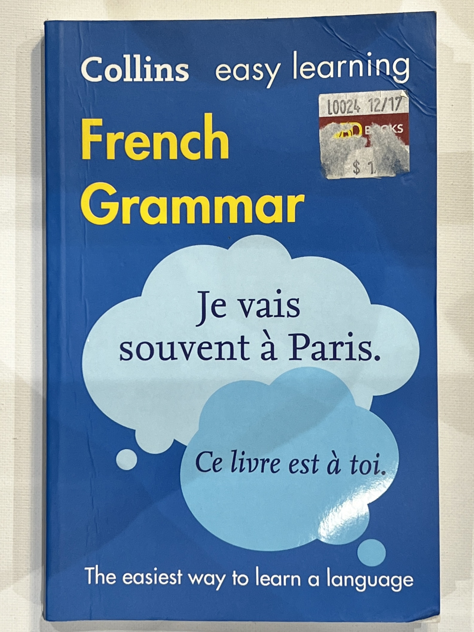 Easy Learning French Grammar front cover