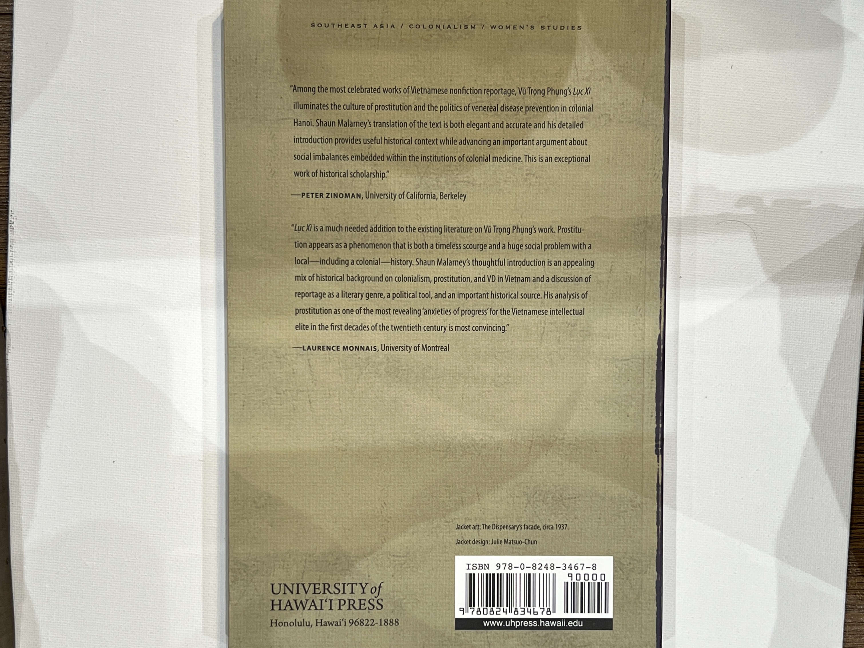 Luc Xi back cover